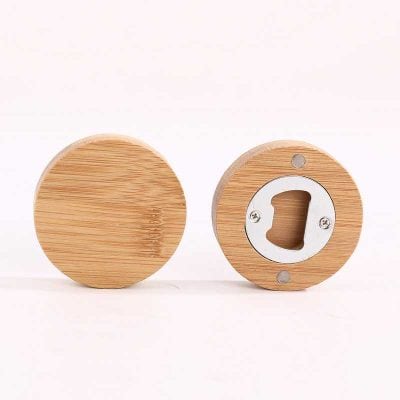 Magnetic Bamboo Bottle Opener