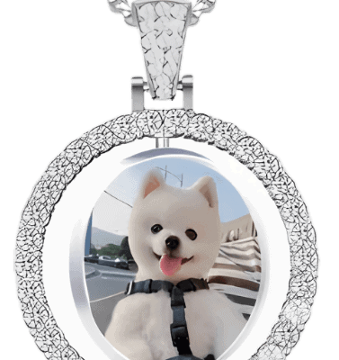 Round Rhinestone Pendant